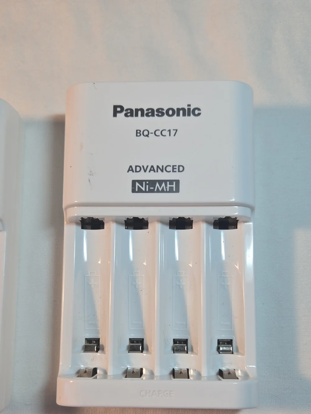 Panasonic White BQ-CC17 Dual Ni-MH 4-Slot Battery Chargers